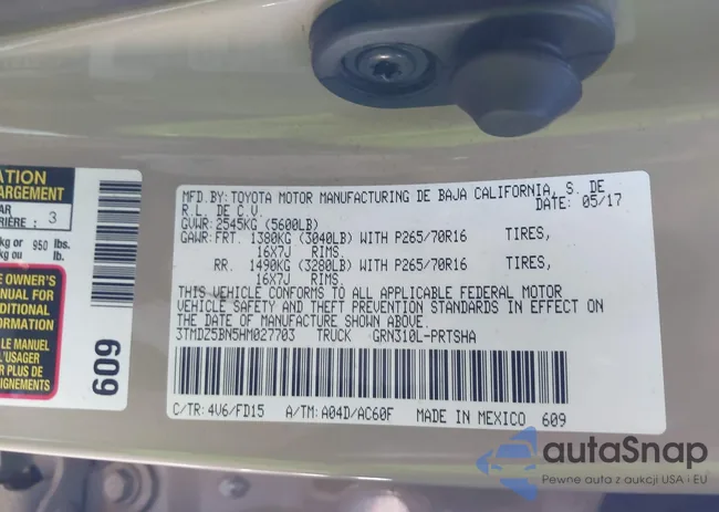 3TMDZ5BN5HM027703: 43628321