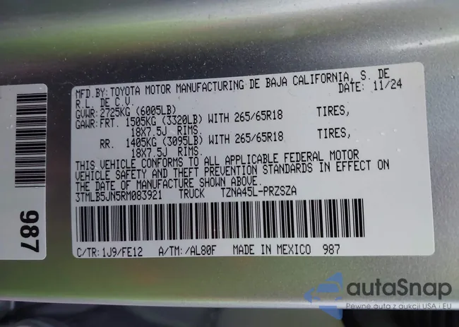 3TMLB5JN5RM083921: 43628715