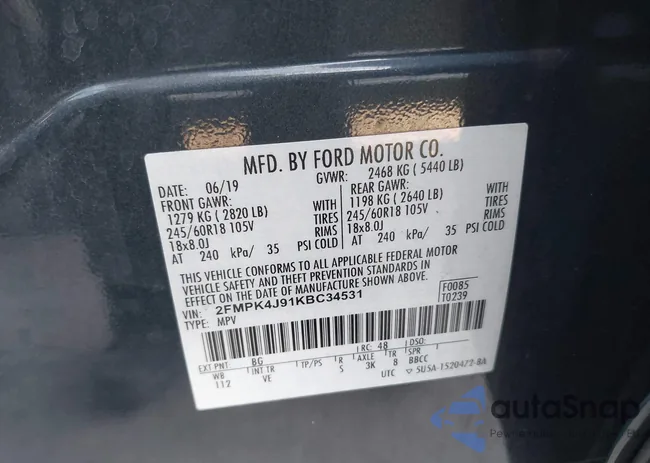 2FMPK4J91KBC34531: 43628744