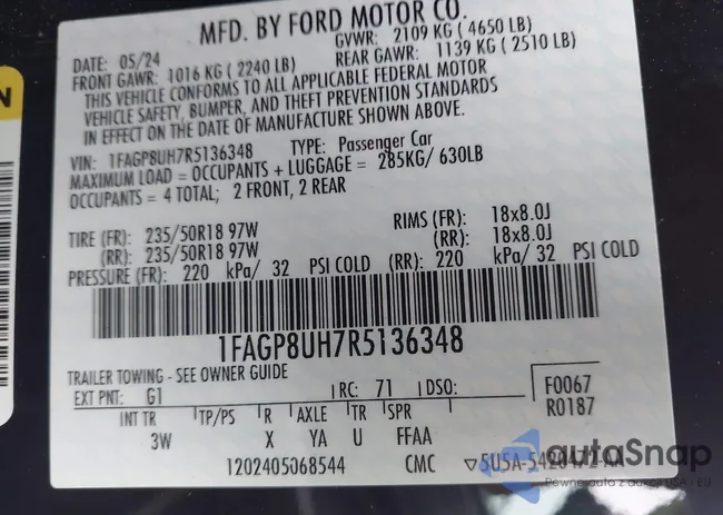 1FAGP8UH7R5136348: 43627960