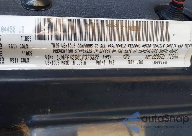 1J4FA49S01P375327: 43628160