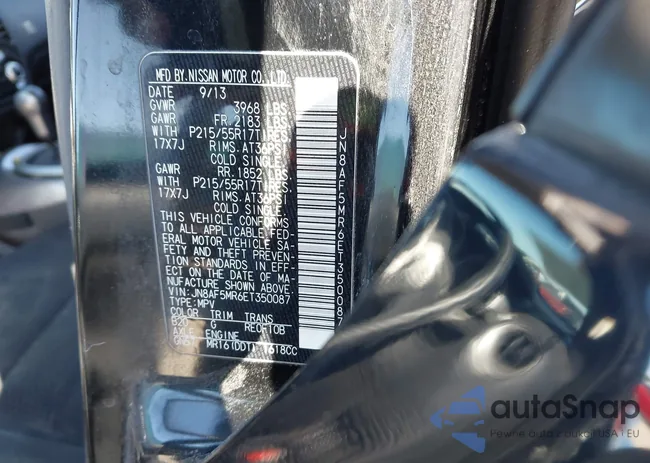 JN8AF5MR6ET350087: 43628207