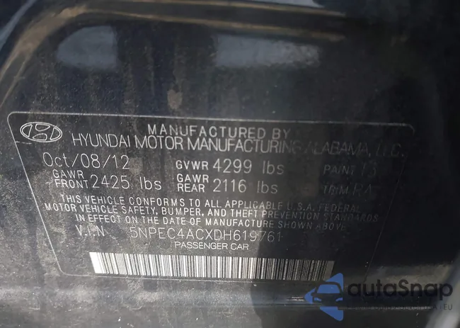 5NPEC4ACXDH619761: 43629344