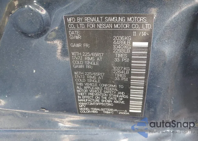 KNMAT2MT5FP517340: 43629573