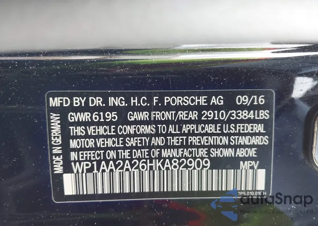 WP1AA2A26HKA82909: 43629599