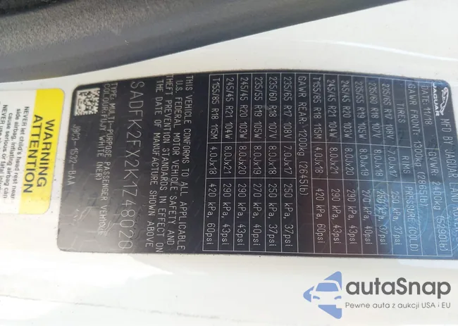 SADFK2FX2K1Z48020: 43629771