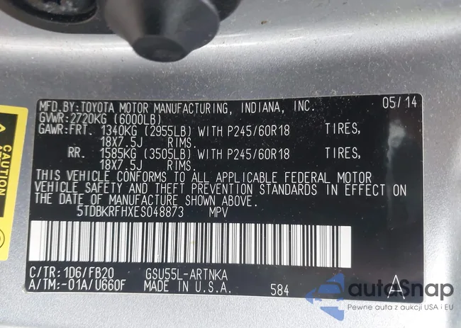 5TDBKRFHXES048873: 43629807