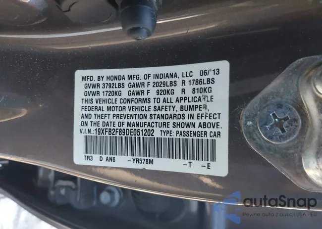 19XFB2F89DE051202: 43630635