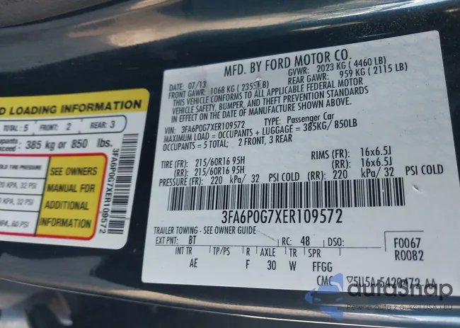 3FA6P0G7XER109572: 43630797