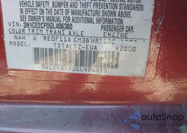 3N1CE2CP0GL406380: 43630045