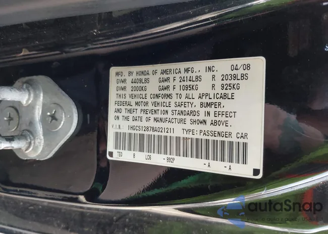 1HGCS12878A021211: 43631380