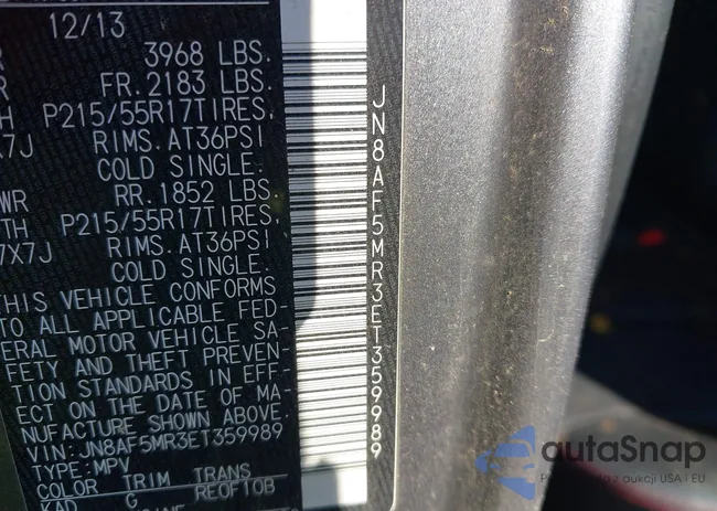 JN8AF5MR3ET359989: 43631464