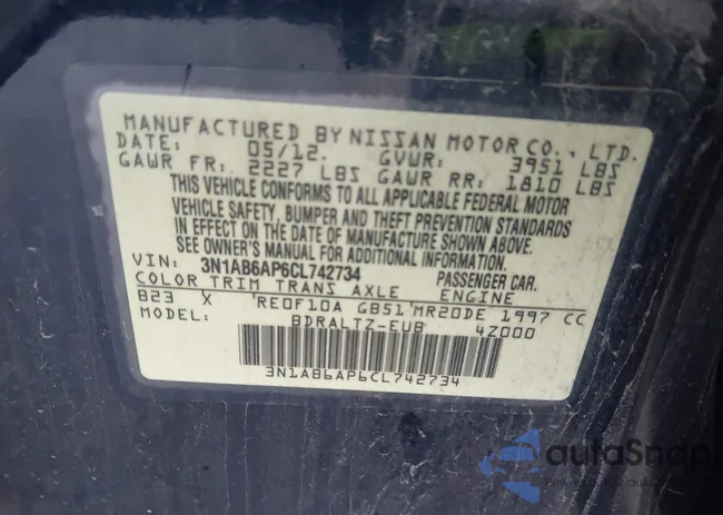 3N1AB6AP6CL742734: 43631572