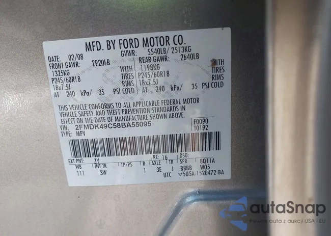 2FMDK49C58BA55095: 43631635