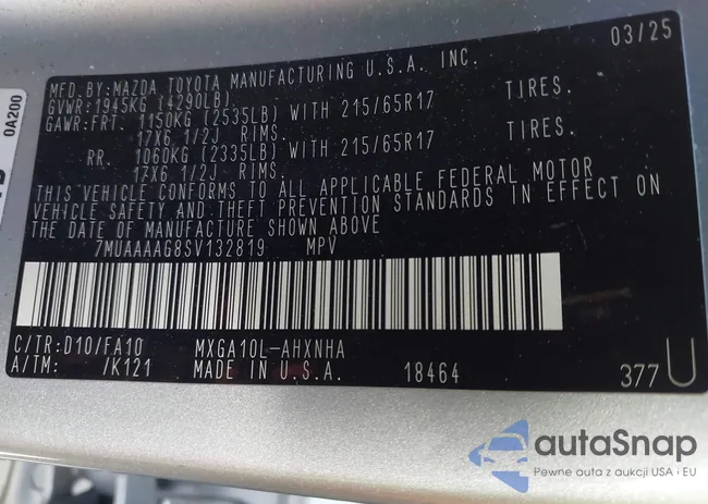 7MUAAAAG8SV132819: 43631644