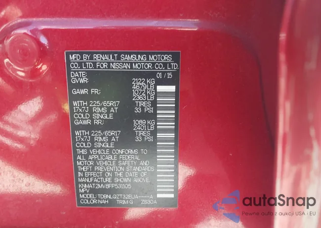 KNMAT2MV8FP531105: 43630918