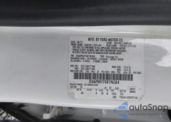 3FA6P0H77GR196364: 43631184