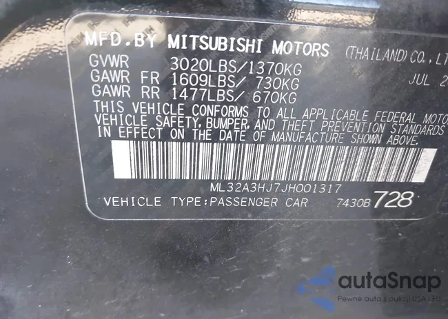 ML32A3HJ7JH001317: 43632632