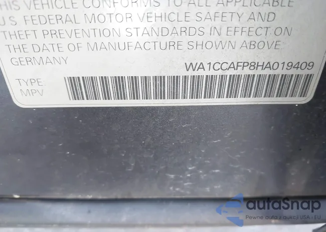 WA1CCAFP8HA019409: 43632636