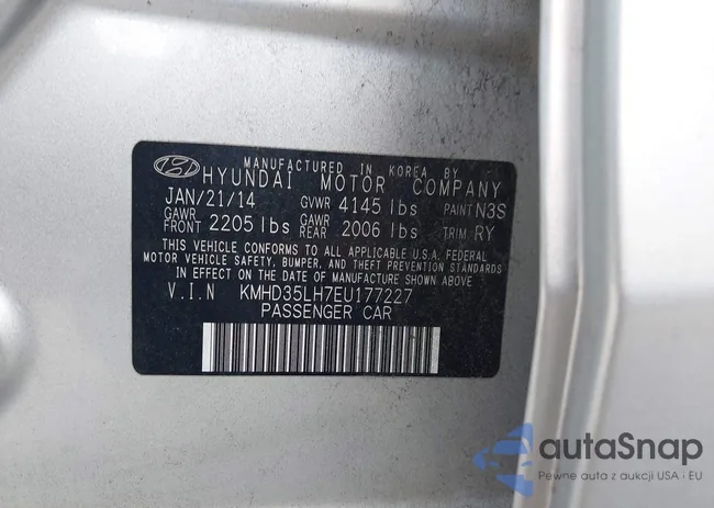 KMHD35LH7EU177227: 43632679