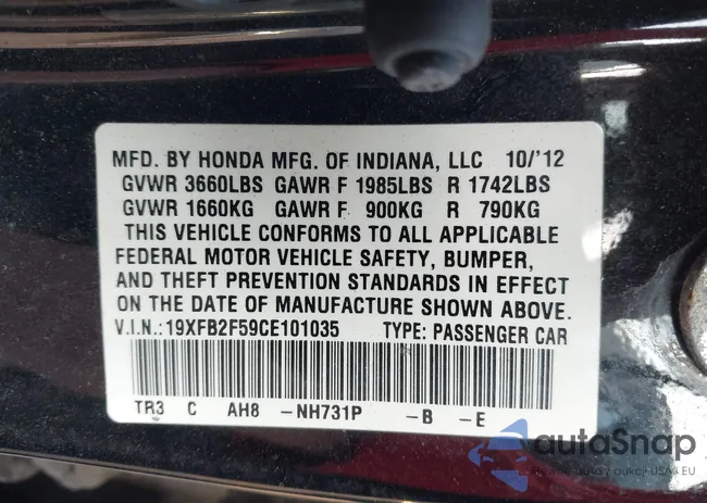 19XFB2F59CE101035: 43631982