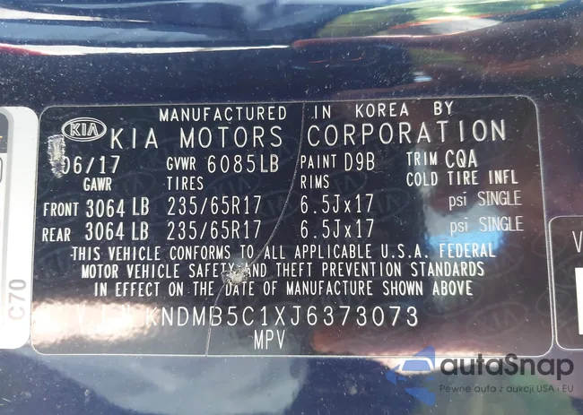 KNDMB5C1XJ6373073: 43632195