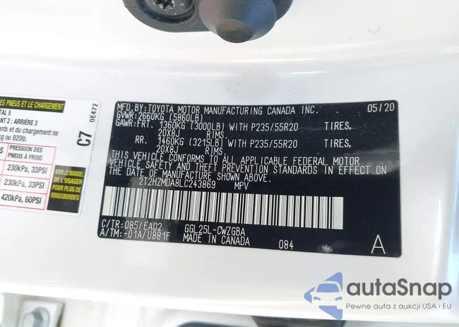 2T2HZMDA8LC243869: 43633471