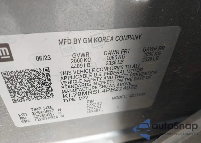 KL79MRSL4PB214072: 43633536