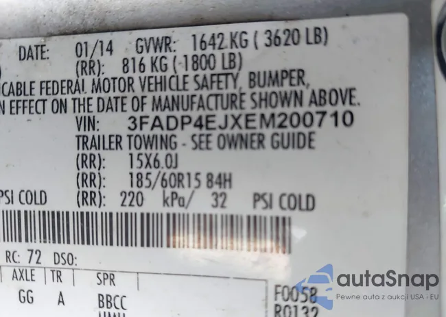 3FADP4EJXEM200710: 43633651