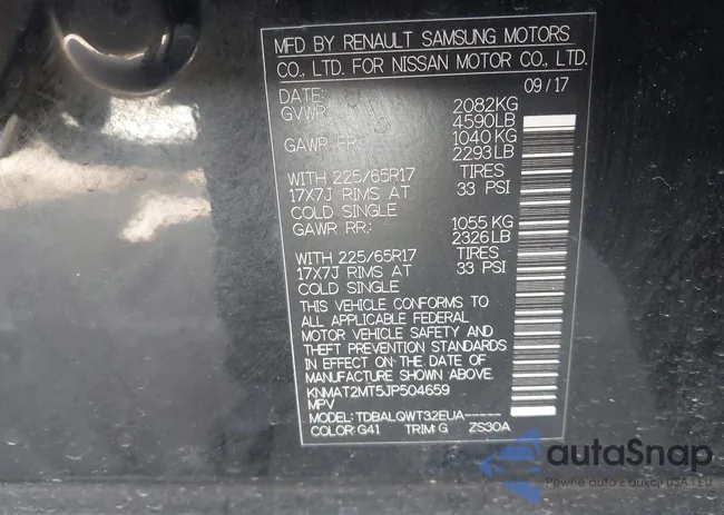 KNMAT2MT5JP504659: 43634273