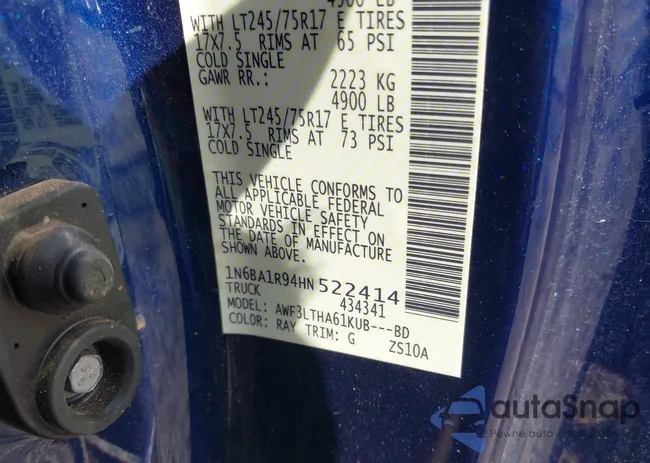 1N6BA1R94HN522414: 43634359