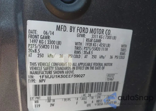 1FMJU1K50EEF59027: 43634672