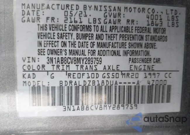 3N1AB8CV8MY289759: 43634703