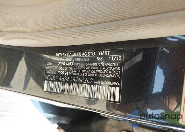 WDDGF4HB6DR268262: 43633940