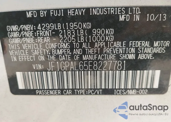 JF1GPAL65E8227781: 43634162