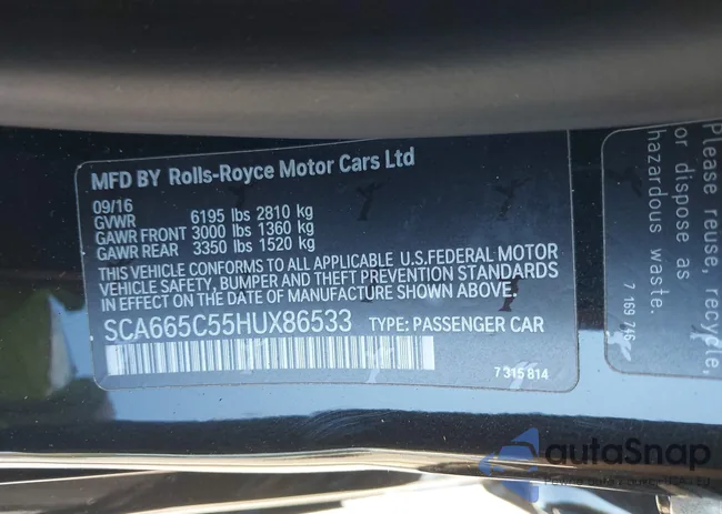 SCA665C55HUX86533: 43635477