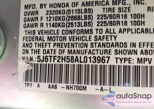 5J6TF2H58AL013967: 43635851