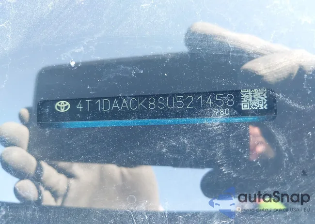 4T1DAACK8SU521458: 43634927