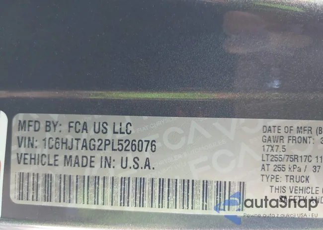 1C6HJTAG2PL526076: 43635173