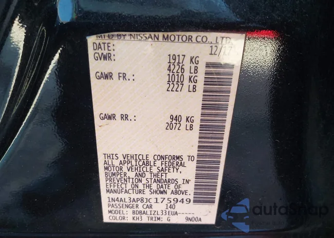 1N4AL3AP8JC175949: 43636487