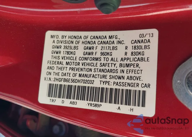 2HGFB6E56DH702032: 43636618