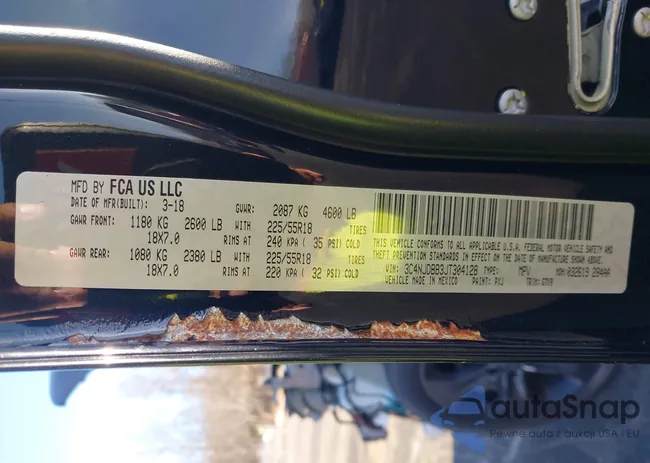 3C4NJDBB3JT304128: 43636637