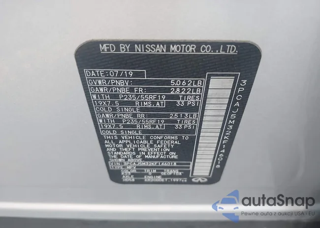 3PCAJ5M32KF146018: 43636715