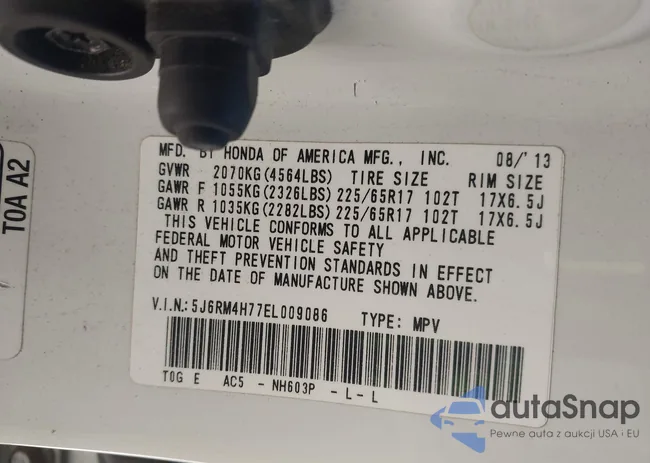 5J6RM4H77EL009086: 43636725