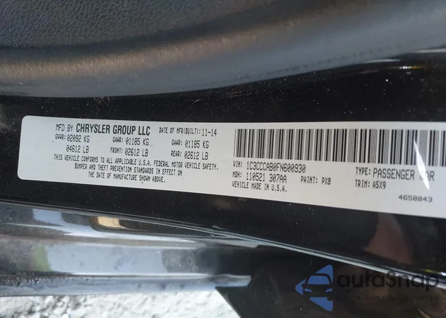 1C3CCCAB0FN600930: 43635938