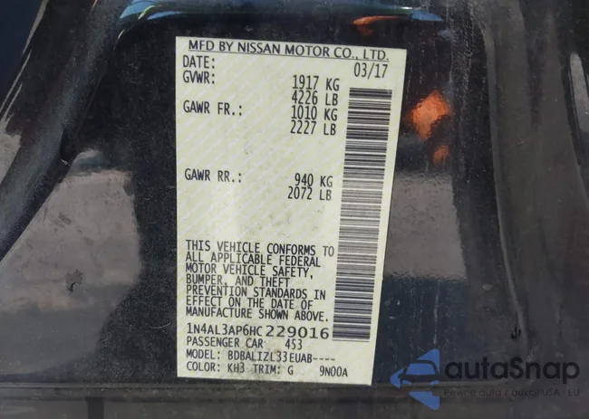 1N4AL3AP6HC229016: 43636015