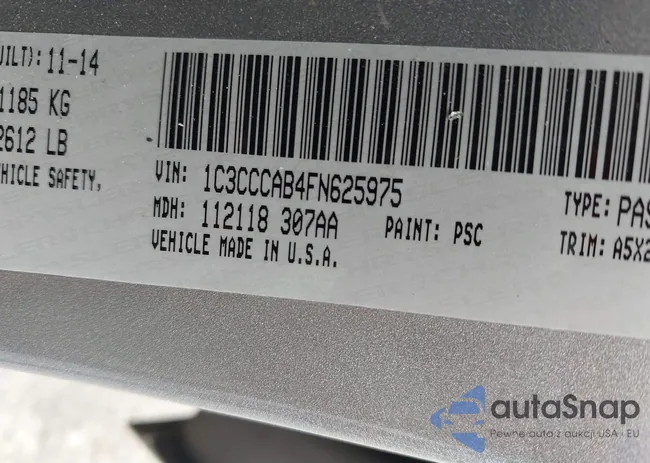 1C3CCCAB4FN625975: 43636032