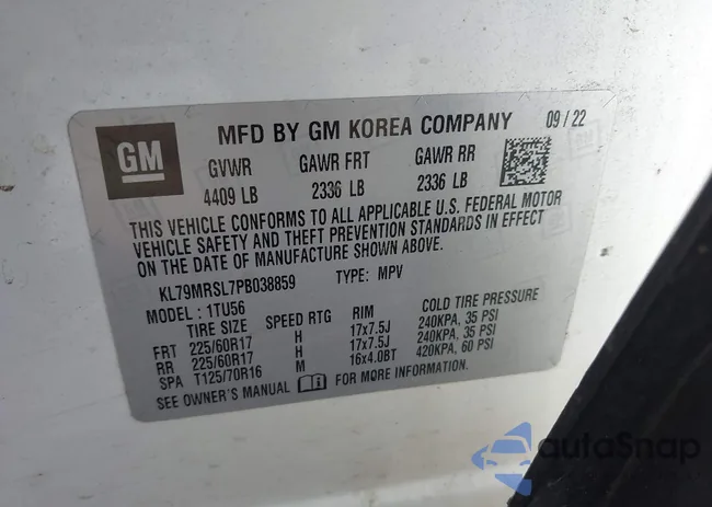 KL79MRSL7PB038859: 43636125