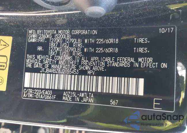 JTJBARBZ8J2155453: 43637341