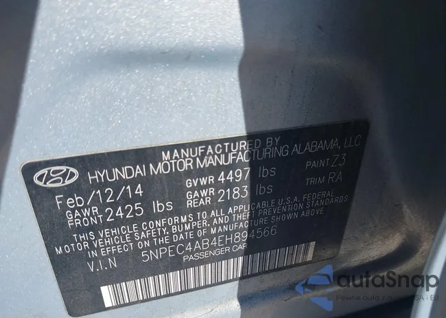 5NPEC4AB4EH894566: 43637703